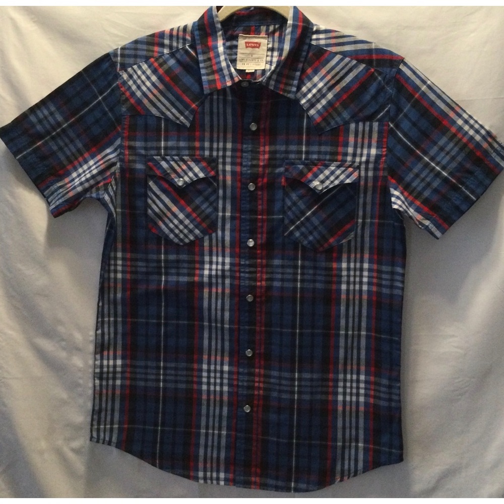 Mens Small Levi Western Shirt